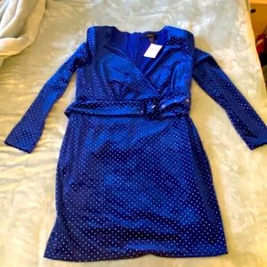 Forever 21+ studded cocktail dress with belt